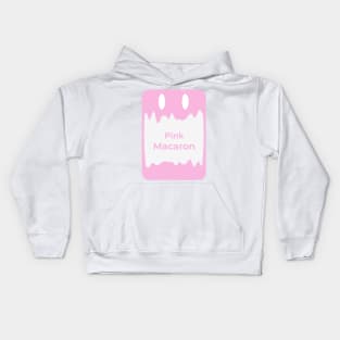 pink macaron Kids Hoodie